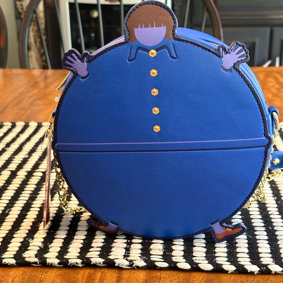 Wamer Bros Willy Wonka Chocolate Factory Violet Beauregarde Blueberry Crossbody - Picture 7 of 16